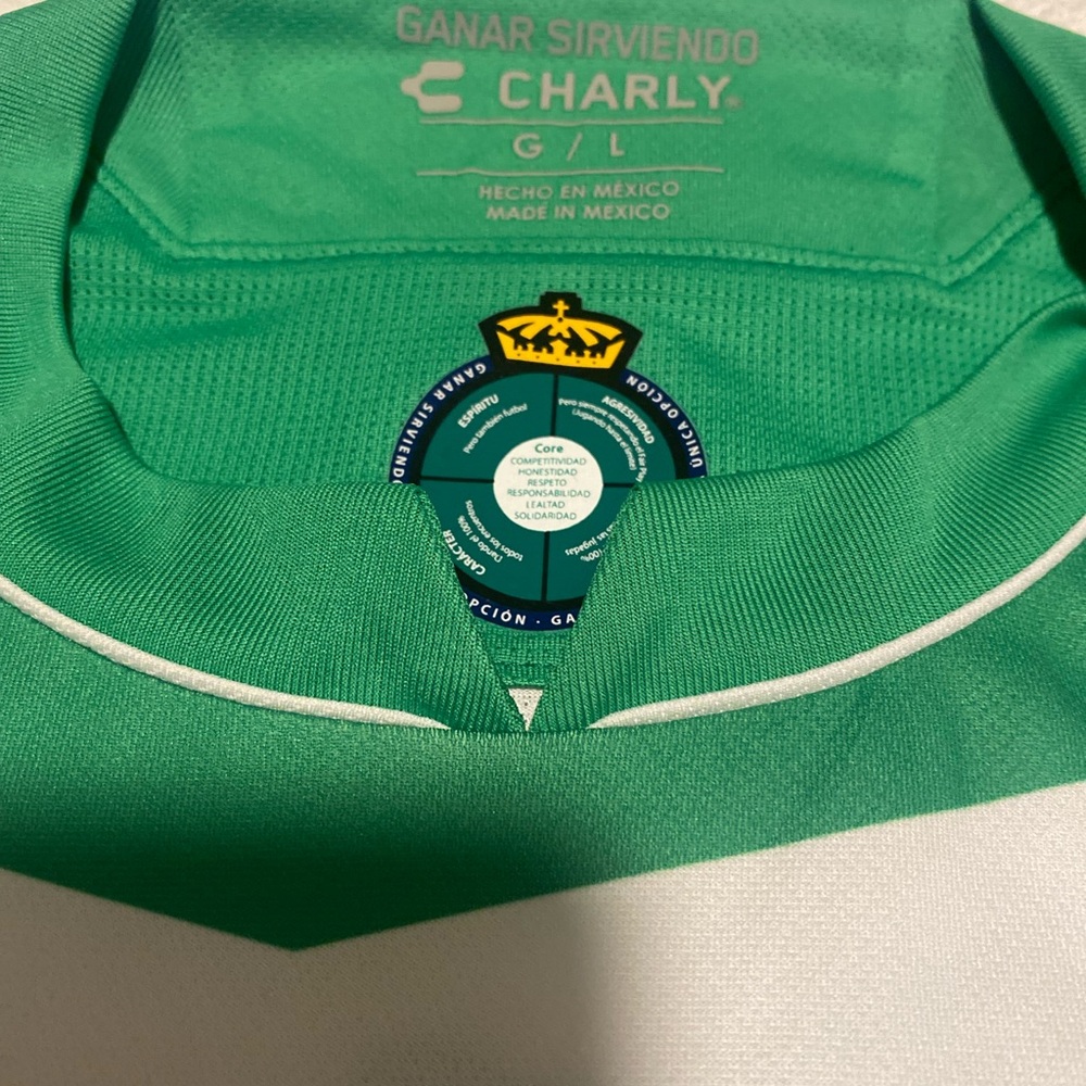 Santos Laguna Green and White Jersey - Picture 3 of 8